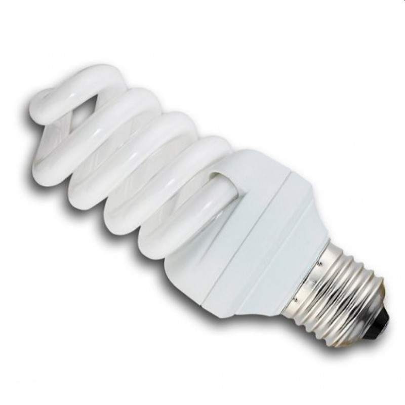 BOMBILLA FLUORESCENTE ESPIRAL  25W.E27 4K