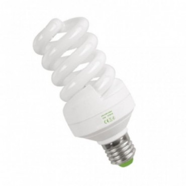 BOMBILLA FLUORESCENTE ESPIRAL  30W.E27 2K