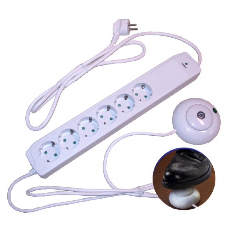 BASE 6T+CABLE+TOMA TIERRA CON INT. PIE No. 36265