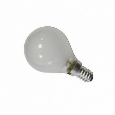 BOMBILLA ESFERICA MATE  230V- 40W.E14