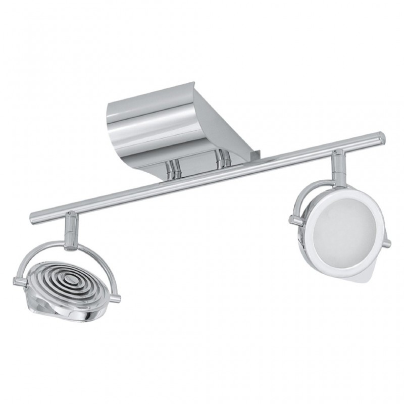 REGLETA 2 LED PLANO 91878 CROMO