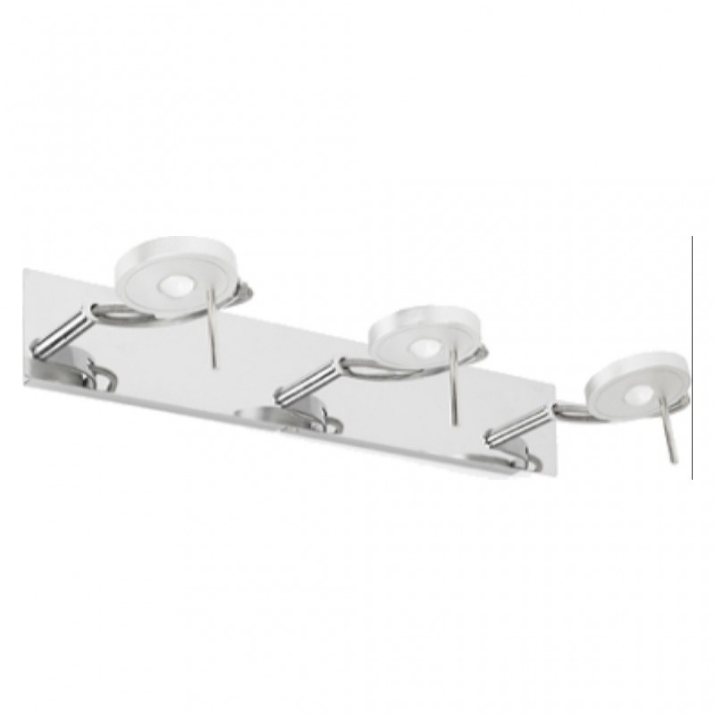 REGLETA 3 LED PLANO BOREAL-3 CROMADO