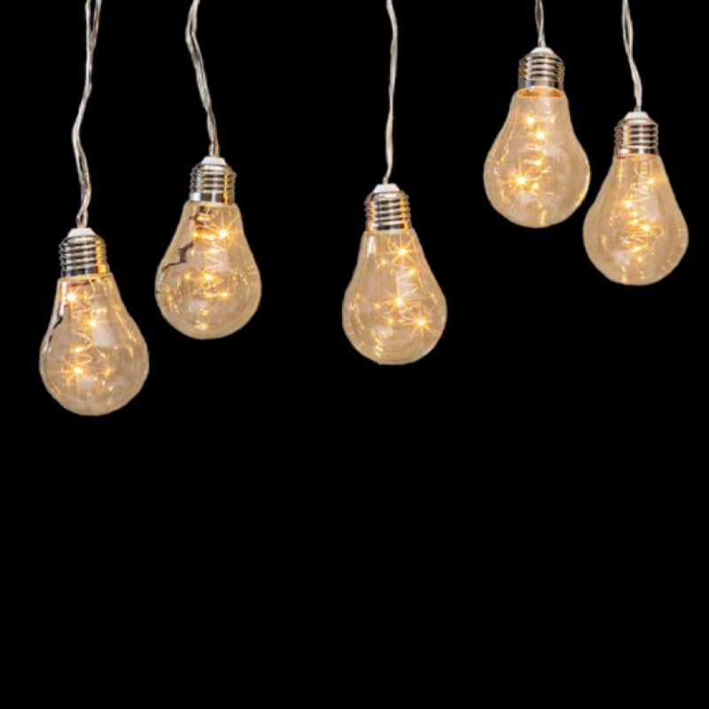 GUIRNALDA 6 BOMBILLAS CON LEDS 444545