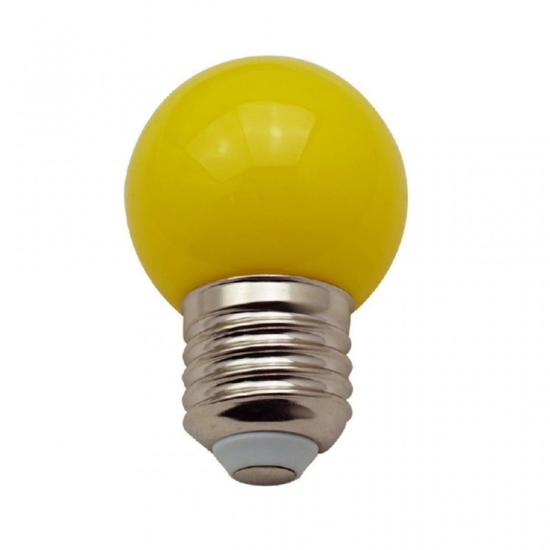 BOMBILLA LED ESFERICA AMARILLO E27