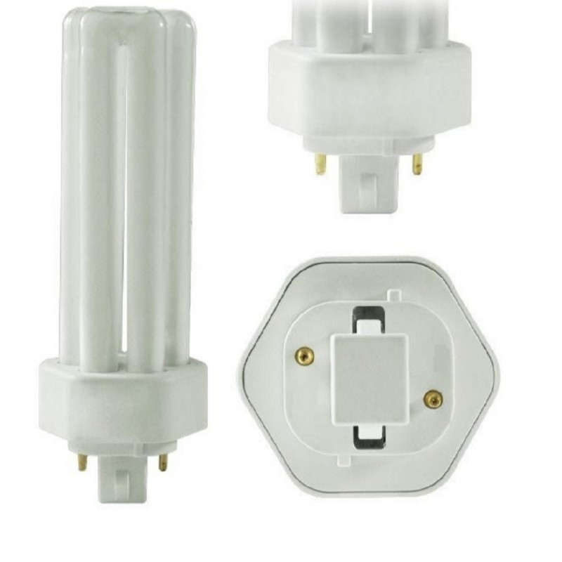 BOMBILLA FLUORESCENTE GE.3TUBOS 26W.GX24D3 2K