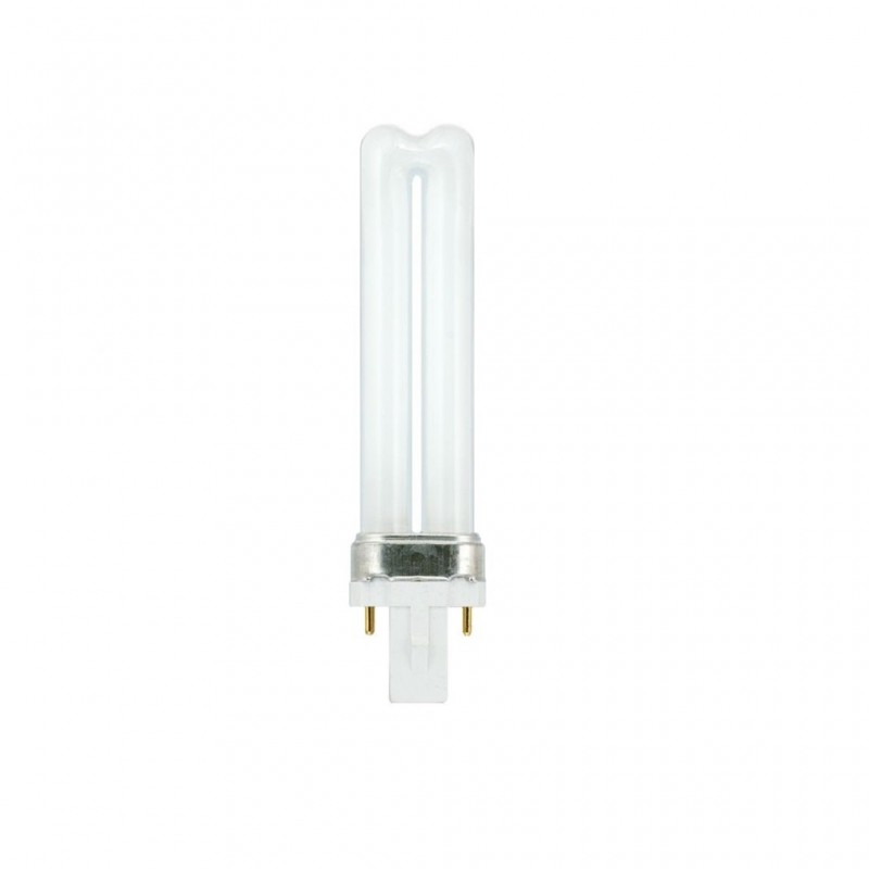 BOMBILLA FLUORESCENTE PL MARCA  9W.G23 4K