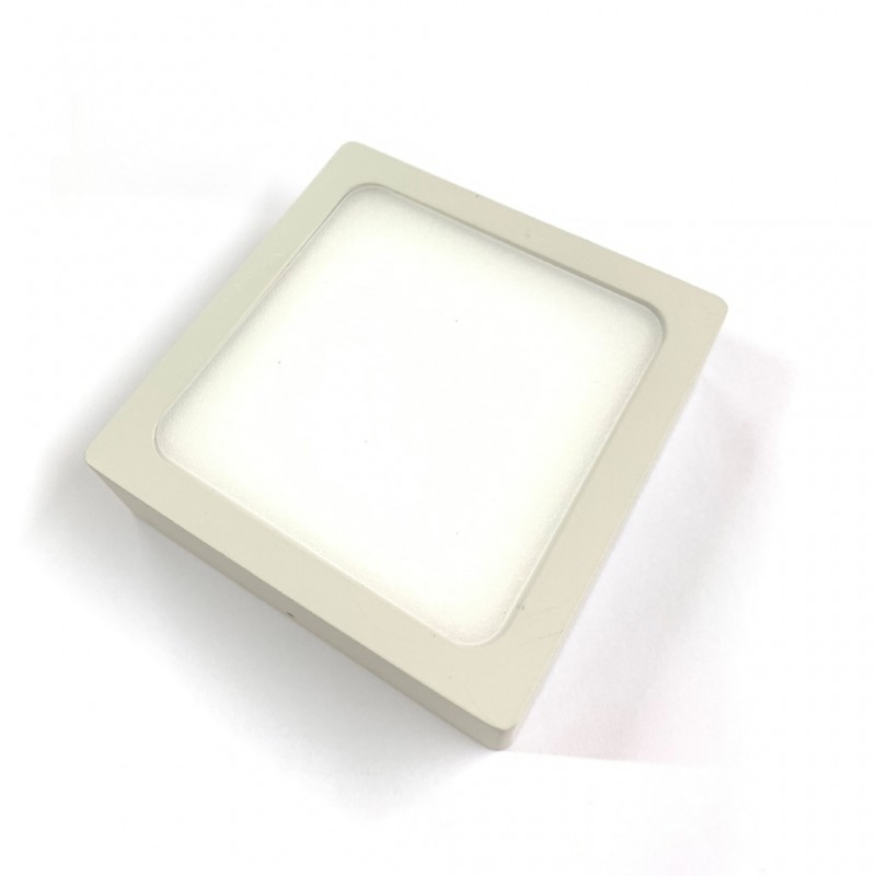 PLAFON CUADRADO SUPERFICIE LED KAJU-4 BLANCO