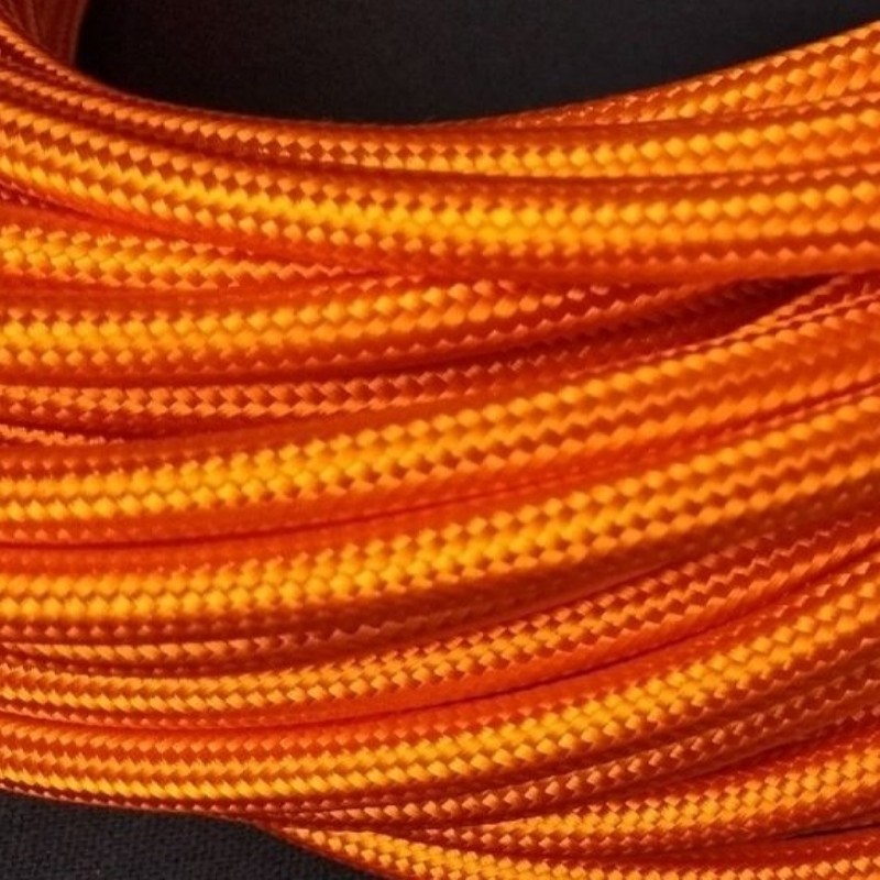 ROLLO 100M.TEXTIL 2X0.75 NARANJA 42