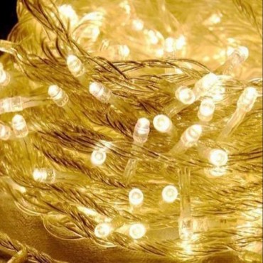 CORTINA 256 LEDS CALIDOS ENLAZABLE D25101