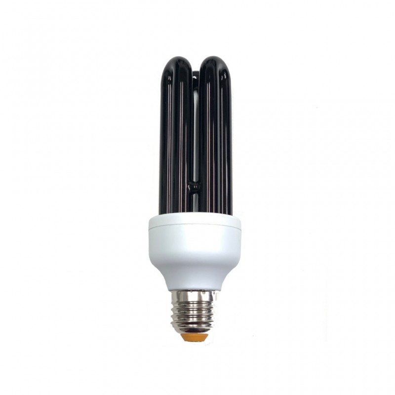 BOMBILLA FLUORESCENTE NEGRA BLB 230V-20W.E27