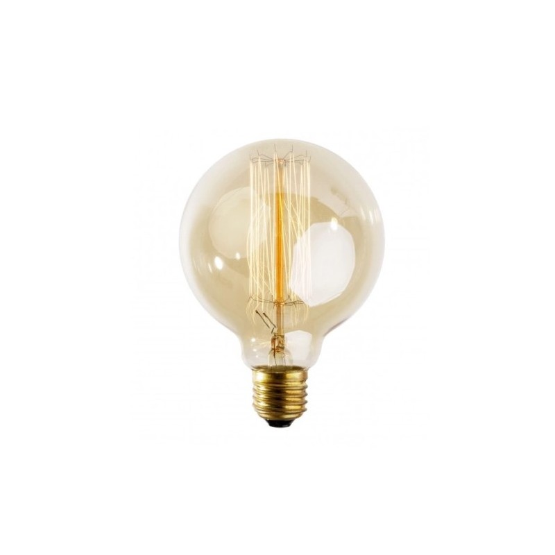 BOMBILLA CARBO GLOBO 95mm.40W. E27
