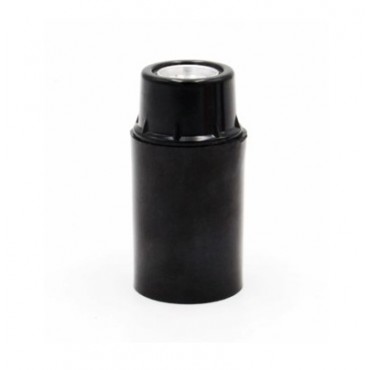PORTALAMPARAS E-14 No. 4403 TORNILLO NEGRO