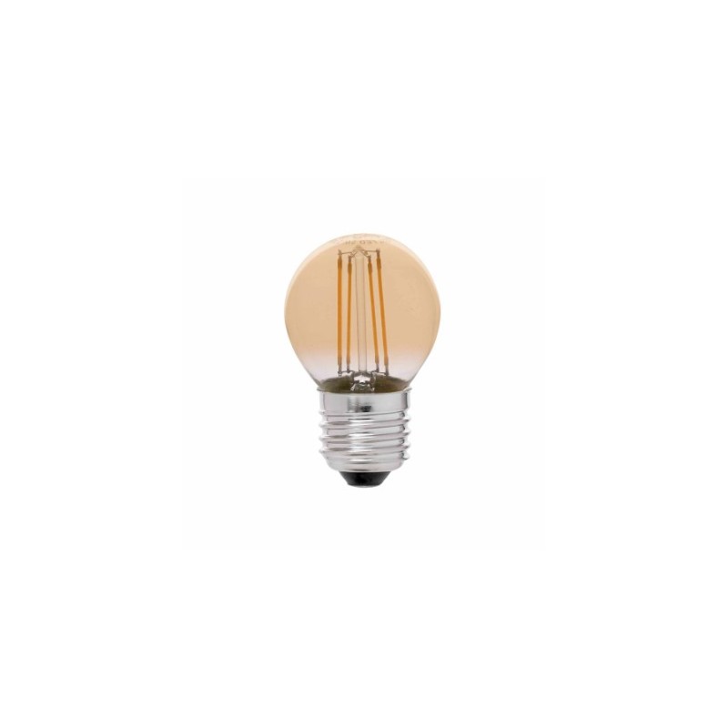 BOMBILLA LED ESFERICA ORO DIMABLE 04EDN2 2K E27