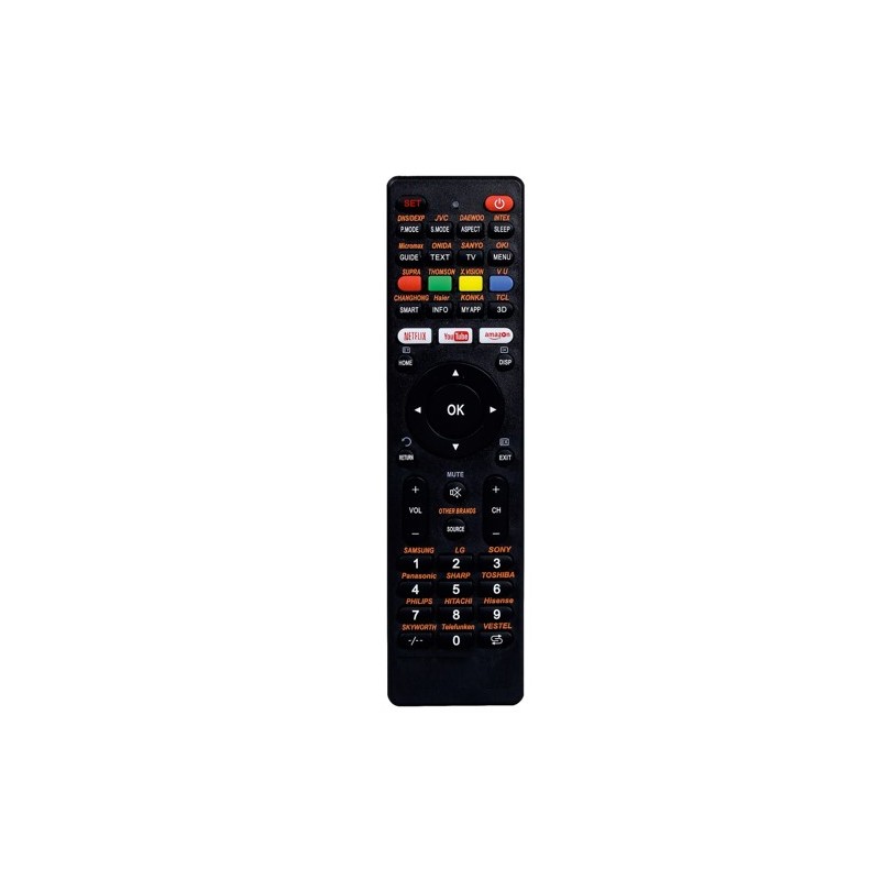 MANDO DISTANCIA UNIVERSAL MD-9055 TV NETFLIX YOUTUBE