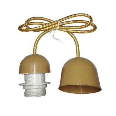 COLGANTE LAMPARA C/ARANDELA 7507-T ORO