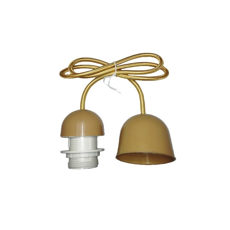 COLGANTE LAMPARA C/ARANDELA 7507-T ORO