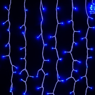 CORTINA 768 LEDS AZULES D76306