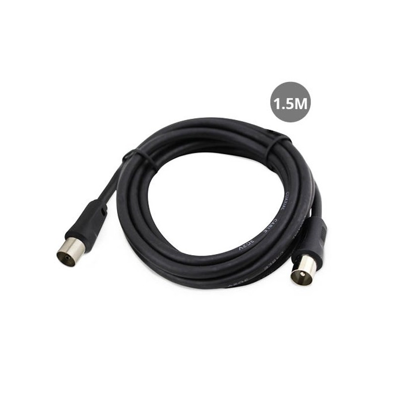 CONEXION TV 9.5 1M-1H No. 9077 NEGRO