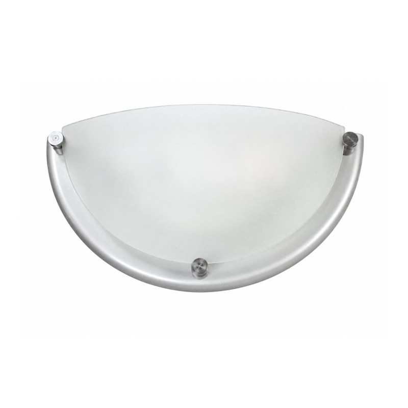 APLIQUE PARED E-46-PLATA MATE