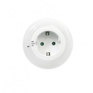 APLIQUE NOCHE CON ENCHUFE F-60248 BLANCO