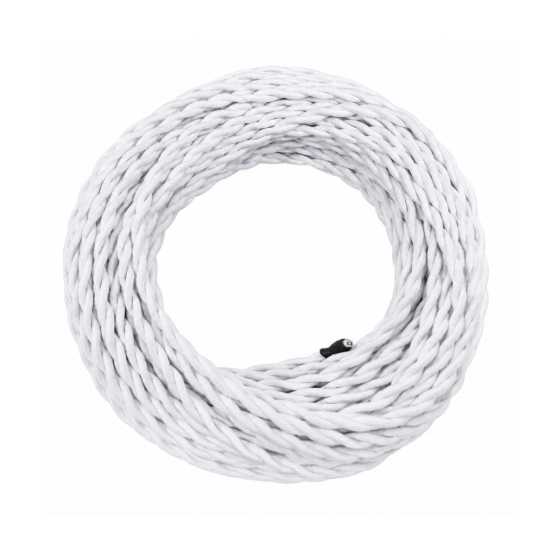 ROLLO 25M.TRENZADO 2X2.5 BLANCO
