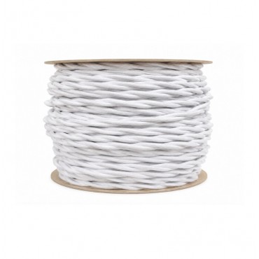 ROLLO  50M.TRENZADO 3X2.5 BLANCO