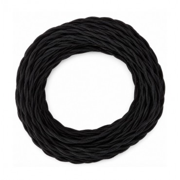 ROLLO 25M.TRENZADO 2X1 NEGRO