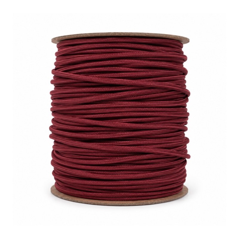 ROLLO 100M.TEXTIL 2X0.75 GRANATE 08