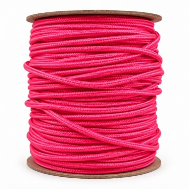 ROLLO 100M.TEXTIL 2X0.75 FOSFOFUCSIA
