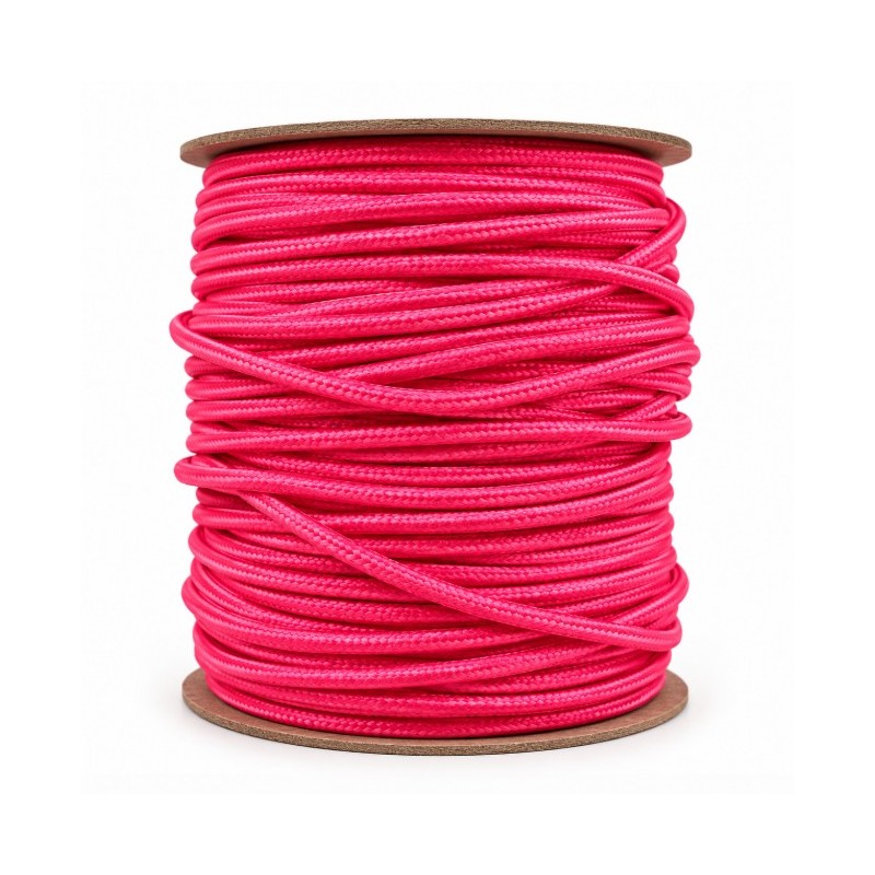 ROLLO 100M.TEXTIL 2X0.75 FOSFOFUCSIA
