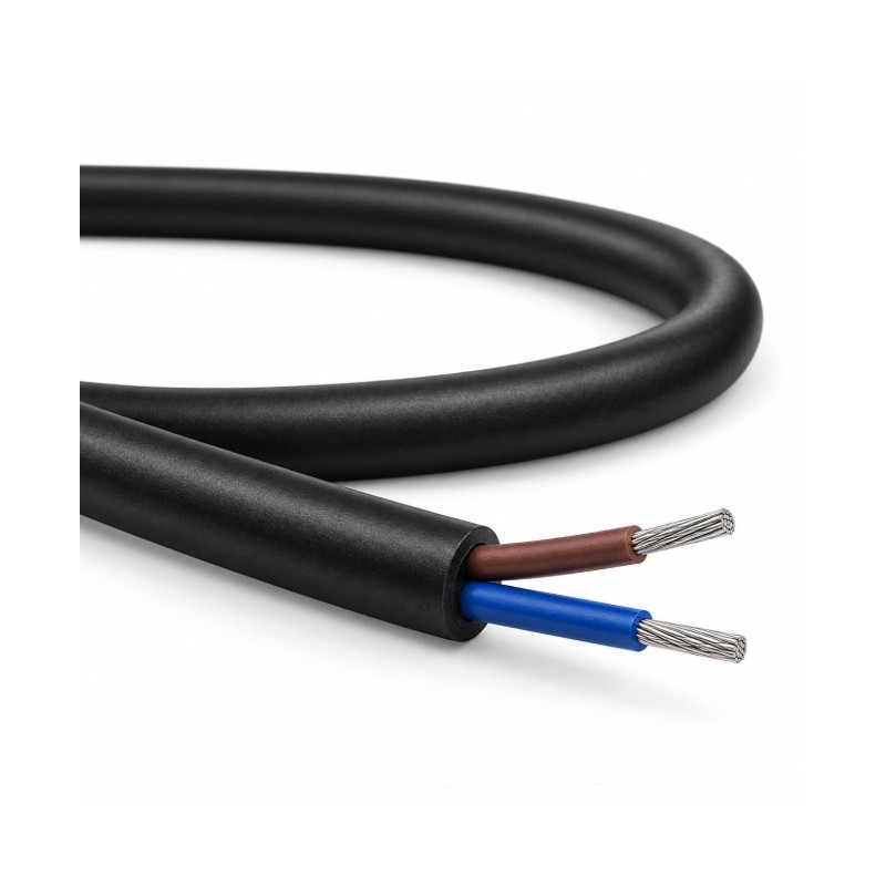 METROS MANGUERA 2X0.75 NEGRO